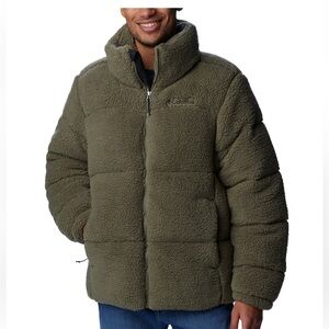 Men’s Columbia oversized fluffy fleece zip up / Size Large NEW w/tags!